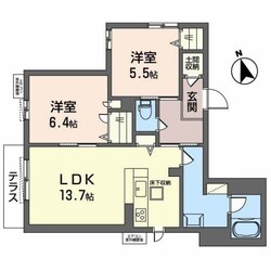 シャーメゾンF&dの物件間取画像